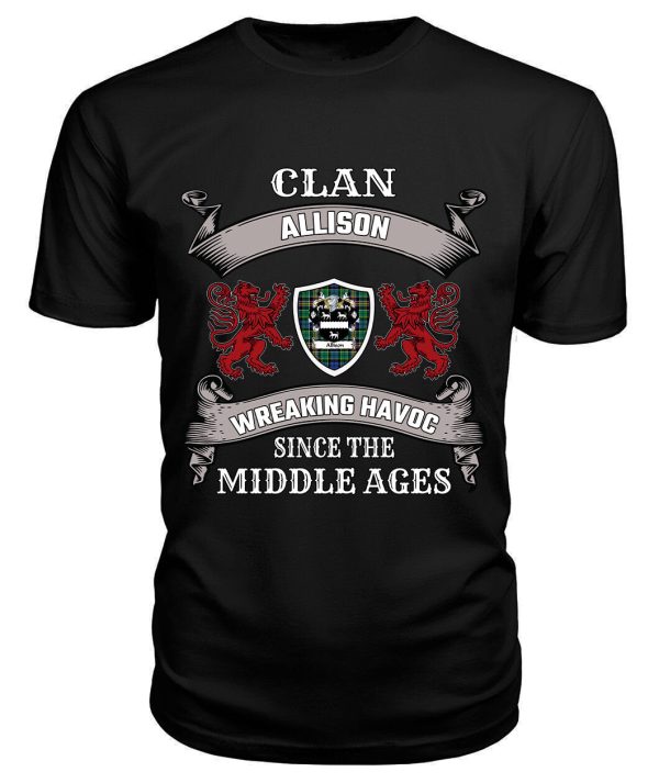 Allison Family Tartan - 2D T-shirt Fashion