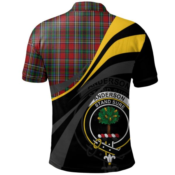 Anderson of Ardbrake Tartan Polo Shirt - Royal Coat Of Arms Style For Cheap - Image 2