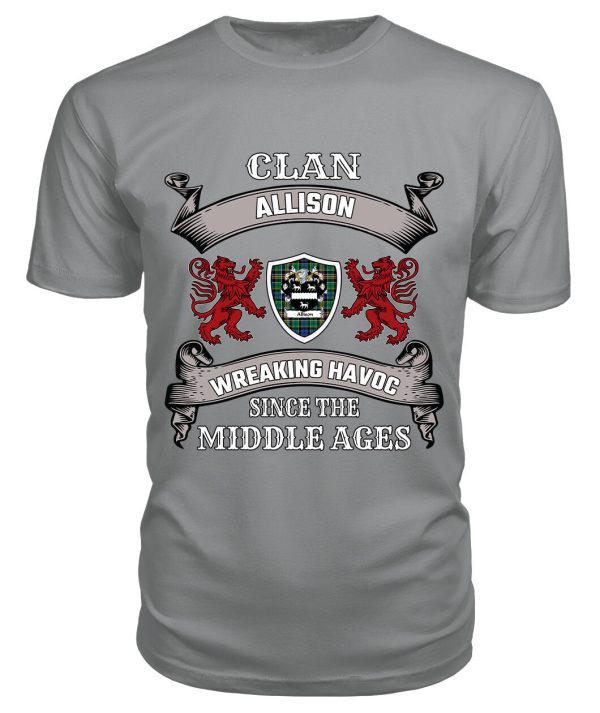 Allison Family Tartan - 2D T-shirt Fashion - Image 5
