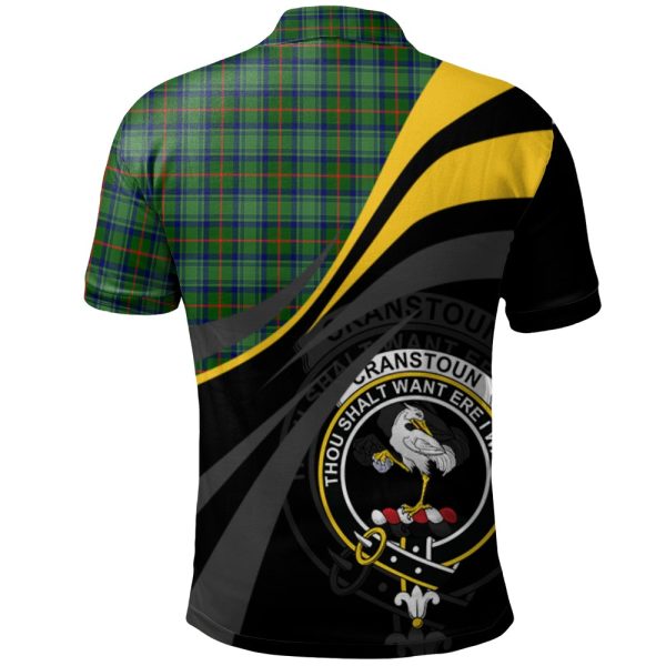Cranstoun Tartan Polo Shirt - Royal Coat Of Arms Style Discount - Image 2