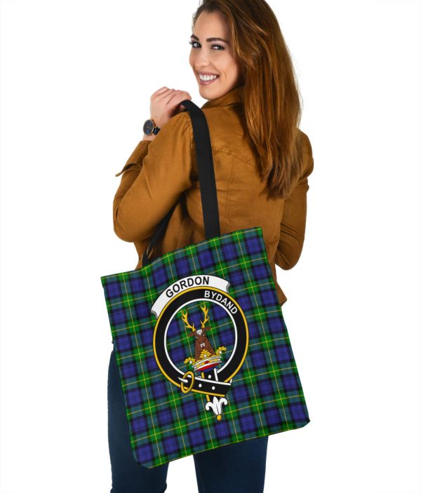 Gordon Modern Tartan Crest Tote Bag - SP Sale - Image 3
