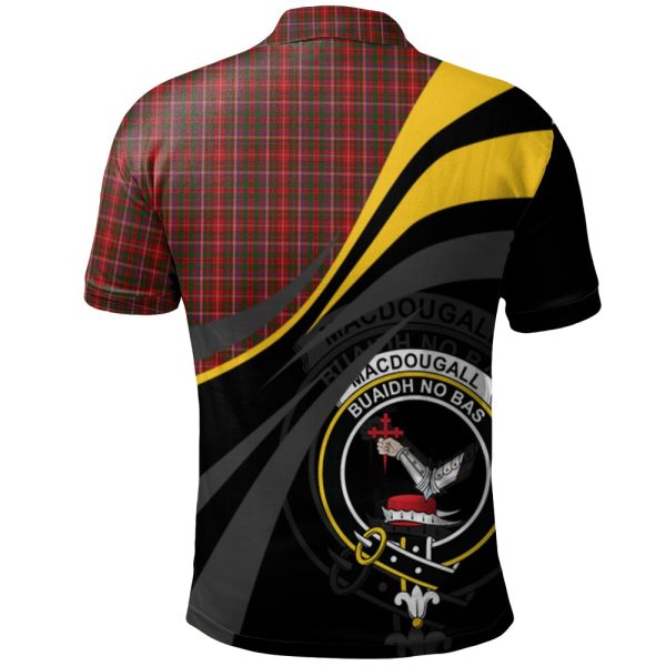 MacDougall 06 Tartan Polo Shirt - Royal Coat Of Arms Style For Cheap - Image 2