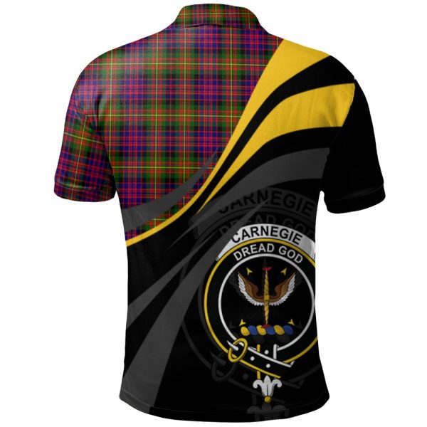 Carnegie Modern Tartan Polo Shirt - Royal Coat Of Arms Style For Cheap - Image 2