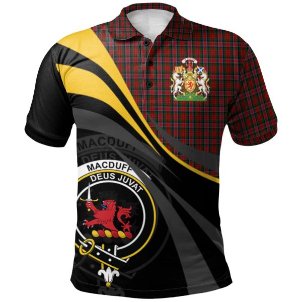 MacDuff 05 Tartan Polo Shirt - Royal Coat Of Arms Style on Sale