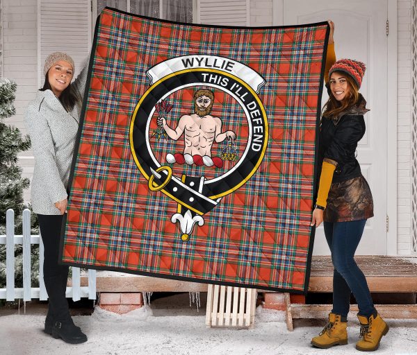 Wyllie Tartan Crest Quilt SP Online Hot Sale - Image 2