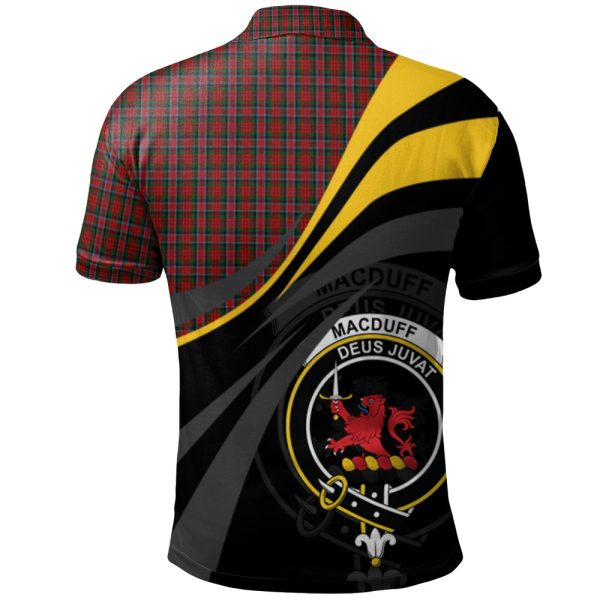 MacDuff 05 Tartan Polo Shirt - Royal Coat Of Arms Style on Sale - Image 2