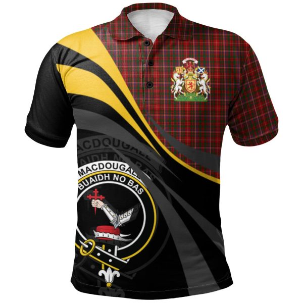 MacDougall 06 Tartan Polo Shirt - Royal Coat Of Arms Style For Cheap