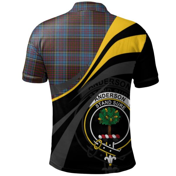 Anderson Highland Society of London Tartan Polo Shirt - Royal Coat Of Arms Style Sale - Image 2