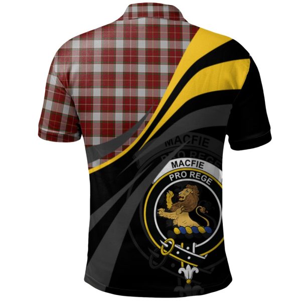 MacFie Dress Tartan Polo Shirt - Royal Coat Of Arms Style Online now - Image 2