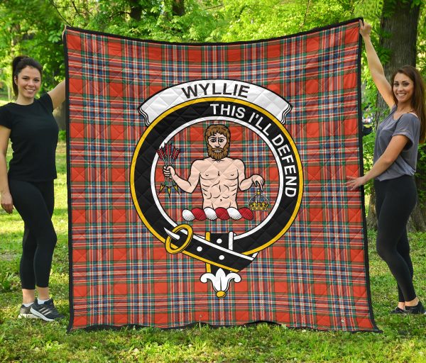 Wyllie Tartan Crest Quilt SP Online Hot Sale - Image 3