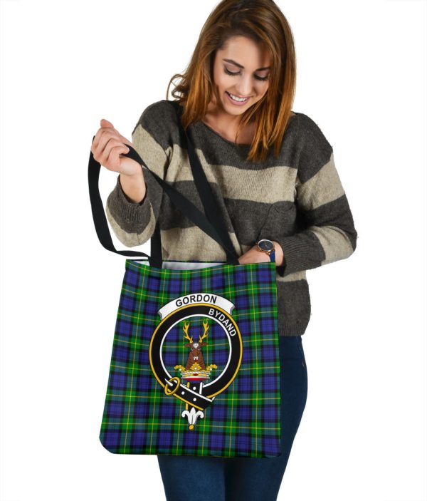 Gordon Modern Tartan Crest Tote Bag - SP Sale - Image 5