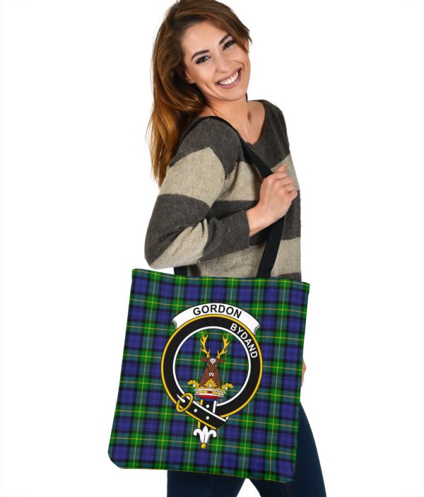 Gordon Modern Tartan Crest Tote Bag - SP Sale - Image 4