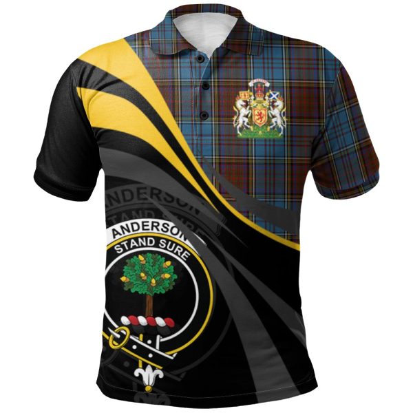 Anderson Paton Tartan Polo Shirt - Royal Coat Of Arms Style Sale
