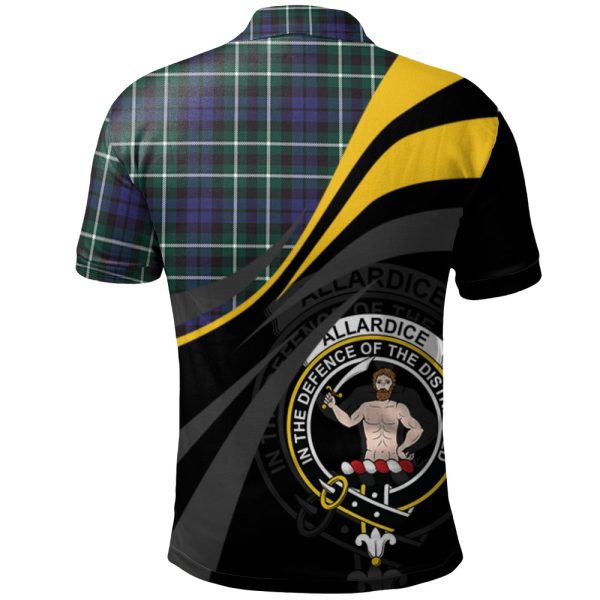 Allardice Tartan Polo Shirt - Royal Coat Of Arms Style Online Hot Sale - Image 2