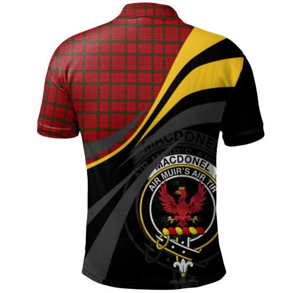 MacDonell of Keppoch 02 Tartan Polo Shirt - Royal Coat Of Arms Style Online - Image 2