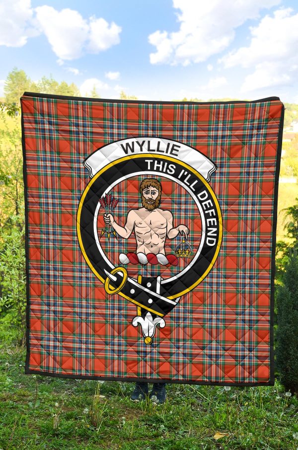 Wyllie Tartan Crest Quilt SP Online Hot Sale - Image 4