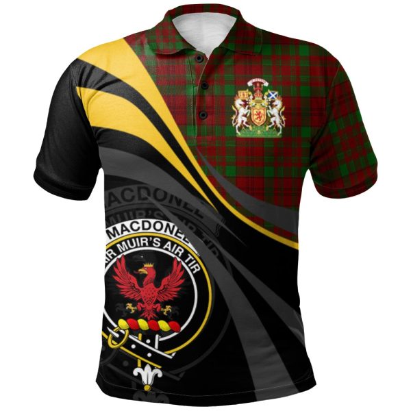 MacDonell of Keppoch 03 Tartan Polo Shirt - Royal Coat Of Arms Style Supply