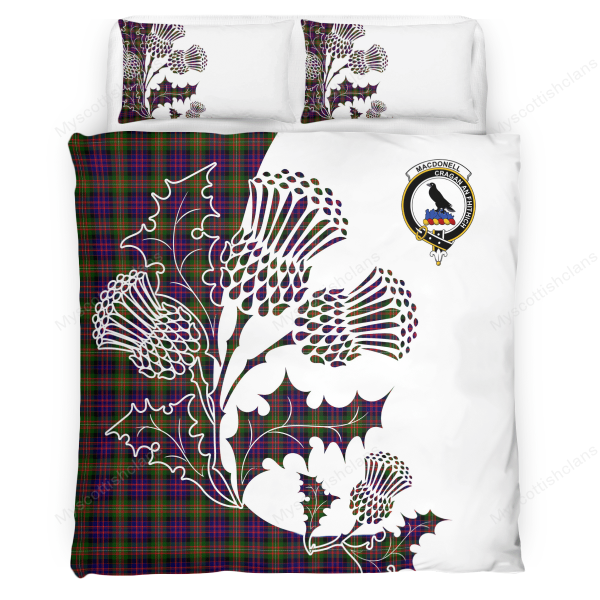 MacDonell of Glengarry Tartan Crest Bedding Set - Thistle Style Discount - Image 2