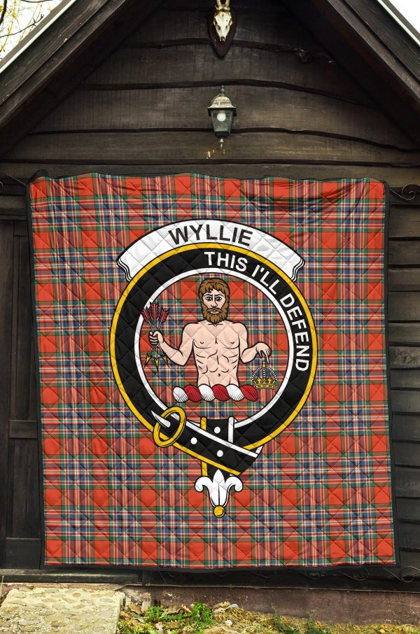 Wyllie Tartan Crest Quilt SP Online Hot Sale - Image 5