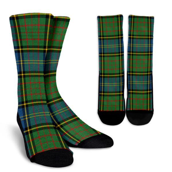 MacMillan Hunting Ancient Tartan Crew Socks - SP Sale