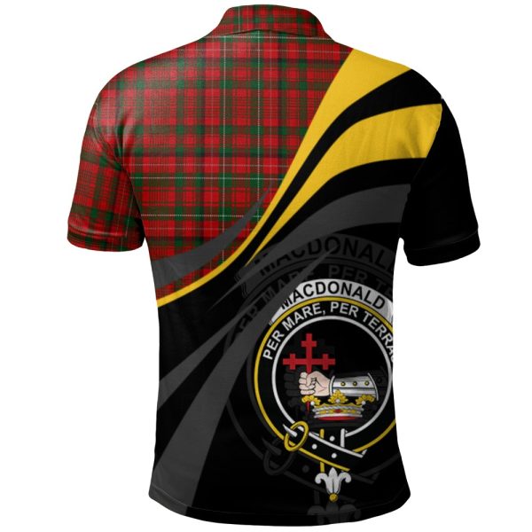 MacDonald of Staffa 01 Tartan Polo Shirt - Royal Coat Of Arms Style on Sale - Image 2