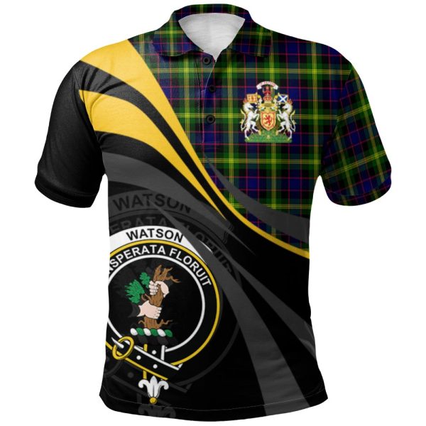 Watson Modern Tartan Polo Shirt - Royal Coat Of Arms Style Hot on Sale