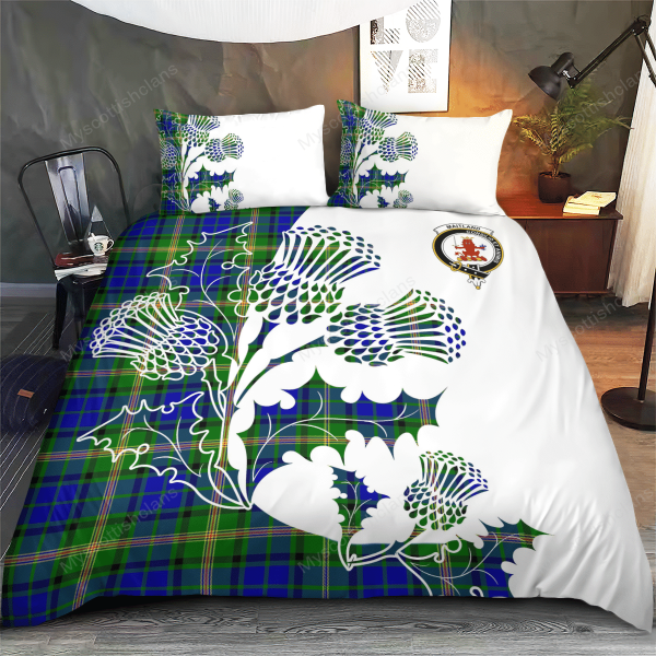 Maitland Tartan Crest Bedding Set - Thistle Style For Cheap - Image 4