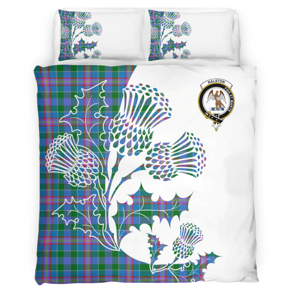 Ralston Tartan Crest Bedding Set - Thistle Style Hot on Sale - Image 2