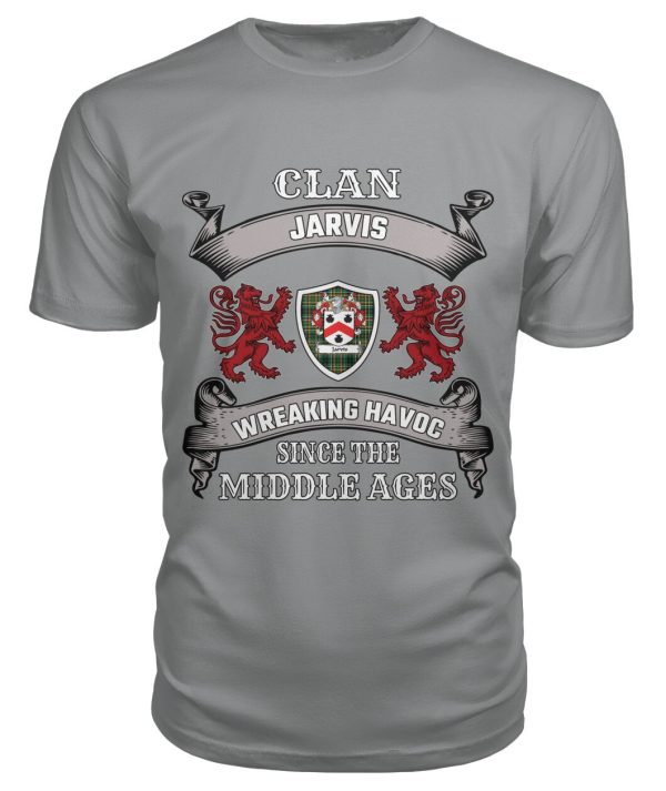 Jarvis Tartan 2D T-Shirt For Sale - Image 5