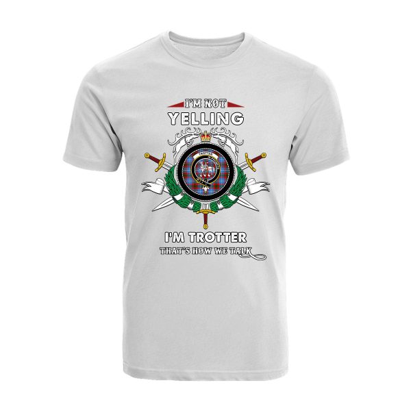 Trotter Tartan Crest T-shirt - I m not yelling style For Cheap - Image 3