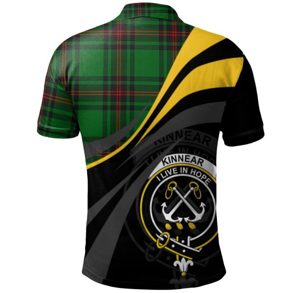 Kinnear Tartan Polo Shirt - Royal Coat Of Arms Style Hot on Sale - Image 2