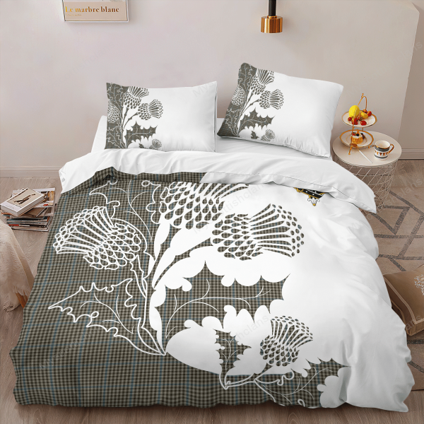 Haig Tartan Crest Bedding Set - Thistle Style For Discount