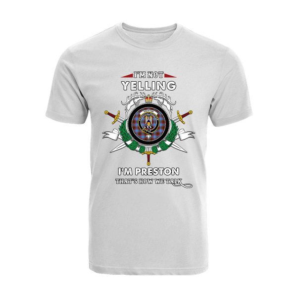 Preston Tartan Crest T-shirt - I m not yelling style Fashion - Image 3