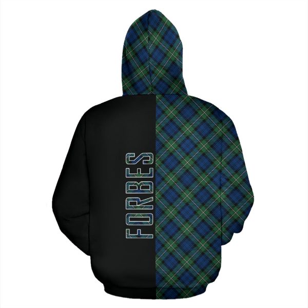 Forbes Ancient Tartan Hoodie Half of Me - Cross Style SP For Sale - Image 2