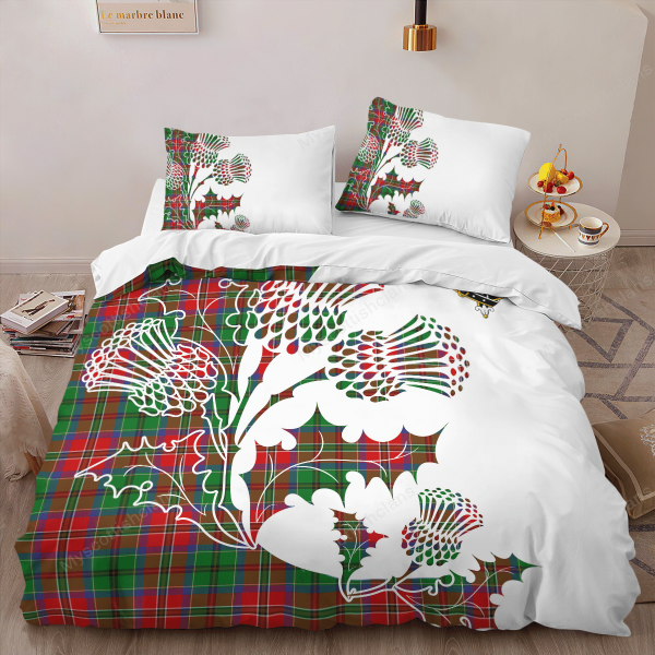 MacCulloch (McCulloch) Tartan Crest Bedding Set - Thistle Style Online Sale