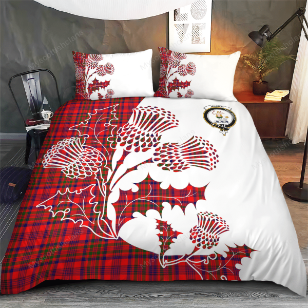 Murray (of Dysart) Tartan Crest Bedding Set - Thistle Style on Sale - Image 3