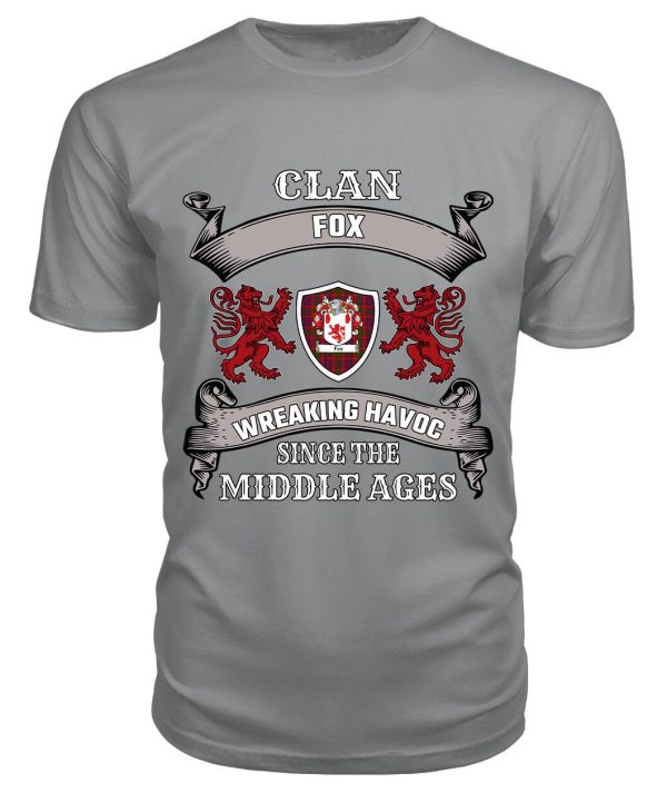 Fox Family Tartan - 2D T-shirt Sale - Image 5