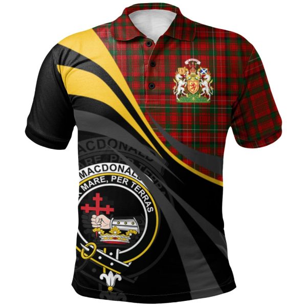 MacDonald of Staffa 01 Tartan Polo Shirt - Royal Coat Of Arms Style on Sale