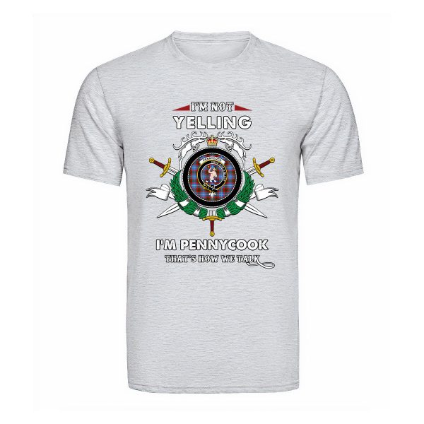 Pennycook Tartan Crest T-shirt - I m not yelling style For Cheap - Image 5