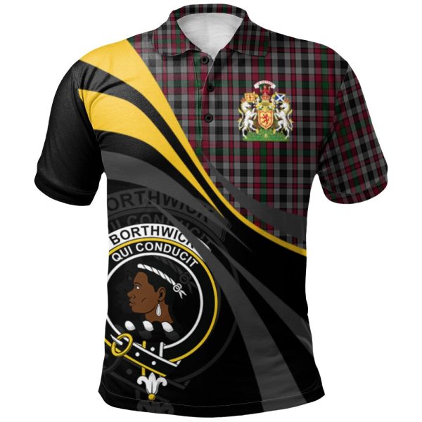 Borthwick Tartan Polo Shirt - Royal Coat Of Arms Style on Sale