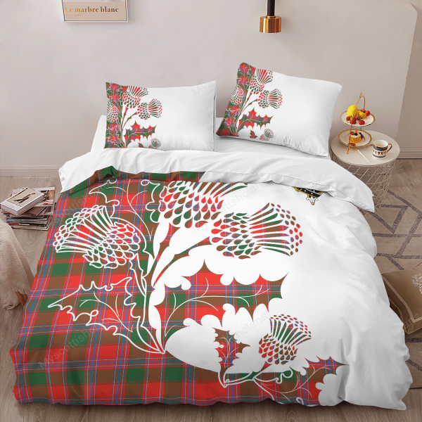 Dalzell Tartan Crest Bedding Set - Thistle Style Online