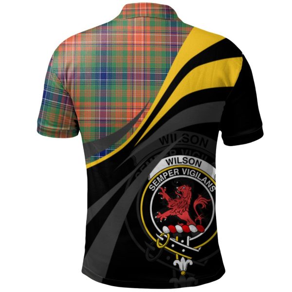 Wilson Ancient Tartan Polo Shirt - Royal Coat Of Arms Style For Discount - Image 2