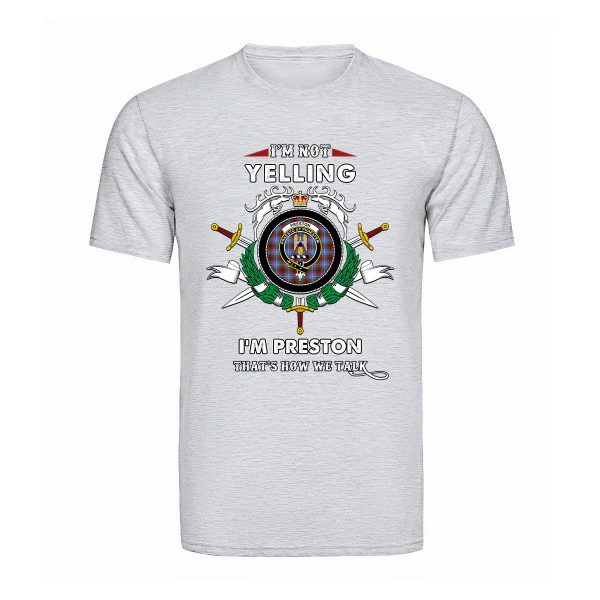 Preston Tartan Crest T-shirt - I m not yelling style Fashion - Image 5