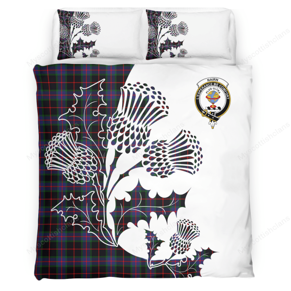 Nairn Tartan Crest Bedding Set - Thistle Style Sale - Image 4