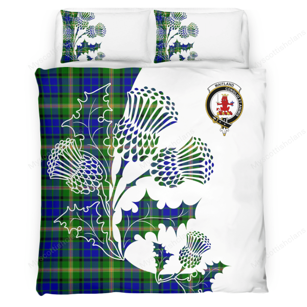 Maitland Tartan Crest Bedding Set - Thistle Style For Cheap - Image 2