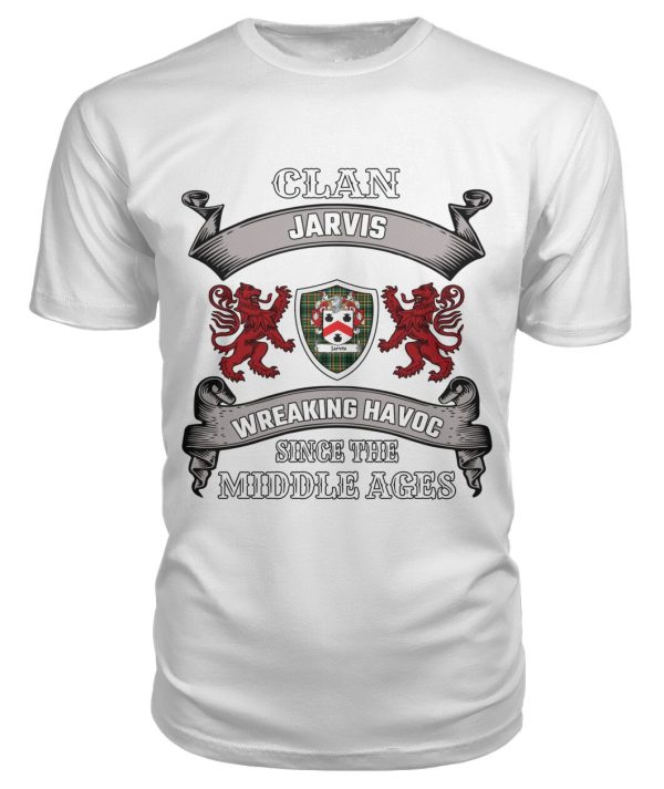 Jarvis Tartan 2D T-Shirt For Sale - Image 3