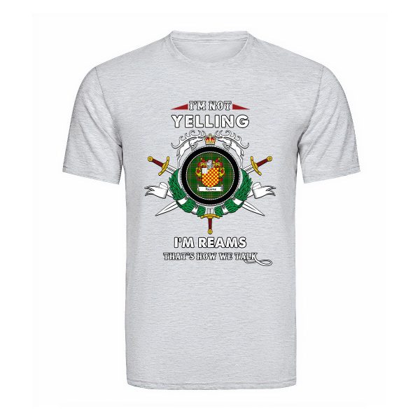 Reams Tartan Crest T-shirt - I m not yelling style Online now - Image 5
