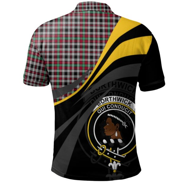 Borthwick Ancient Tartan Polo Shirt - Royal Coat Of Arms Style Cheap - Image 2