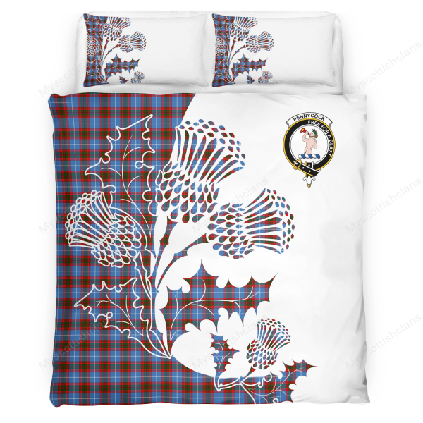 Pennycook Tartan Crest Bedding Set - Thistle Style on Sale - Image 3