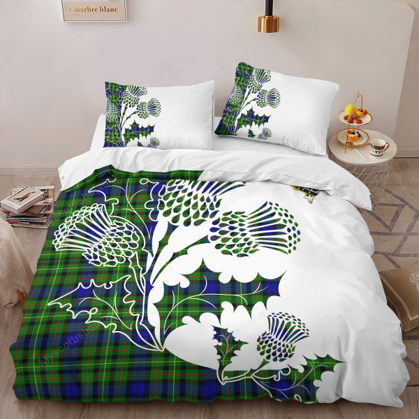 Rollo Tartan Crest Bedding Set - Thistle Style Cheap - Image 4